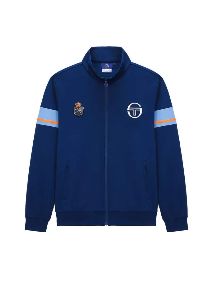 For The Court>Sergio Tacchini Ace Staff Track Jacket- Navy