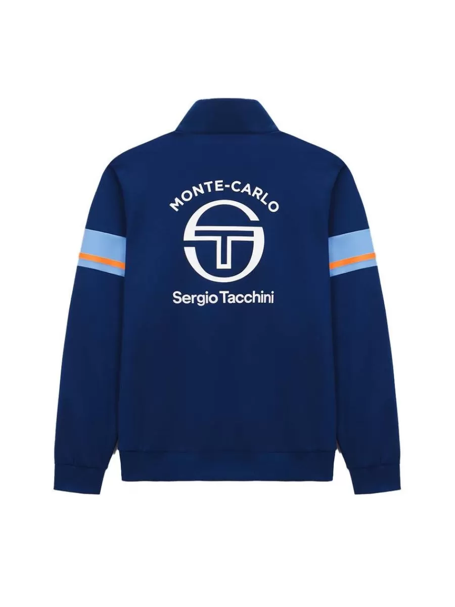 For The Court>Sergio Tacchini Ace Staff Track Jacket- Navy