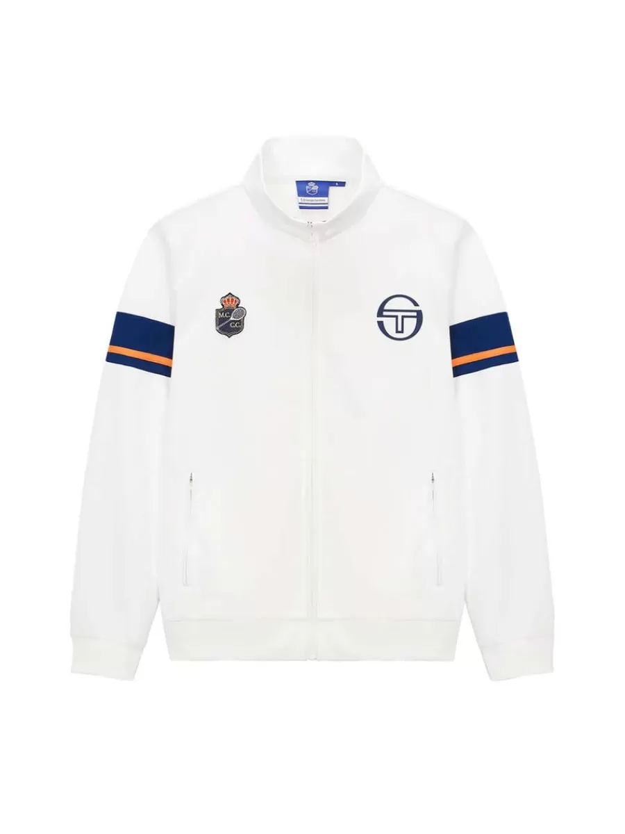 Jackets>Sergio Tacchini Ace Staff Track Jacket- Off White