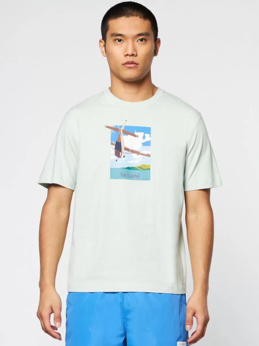 View All>Sergio Tacchini Aereo T-Shirt- Surf Spray