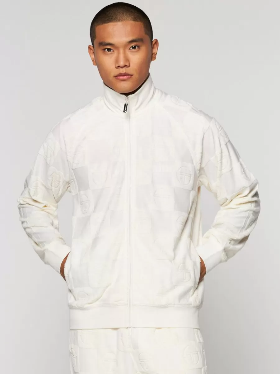 Jackets>Sergio Tacchini Anzio Zip-Up Track Jacket-Gardenia