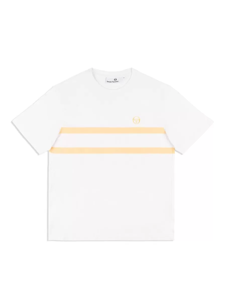 T-Shirts>Sergio Tacchini Banda T-Shirt- Golden Haze