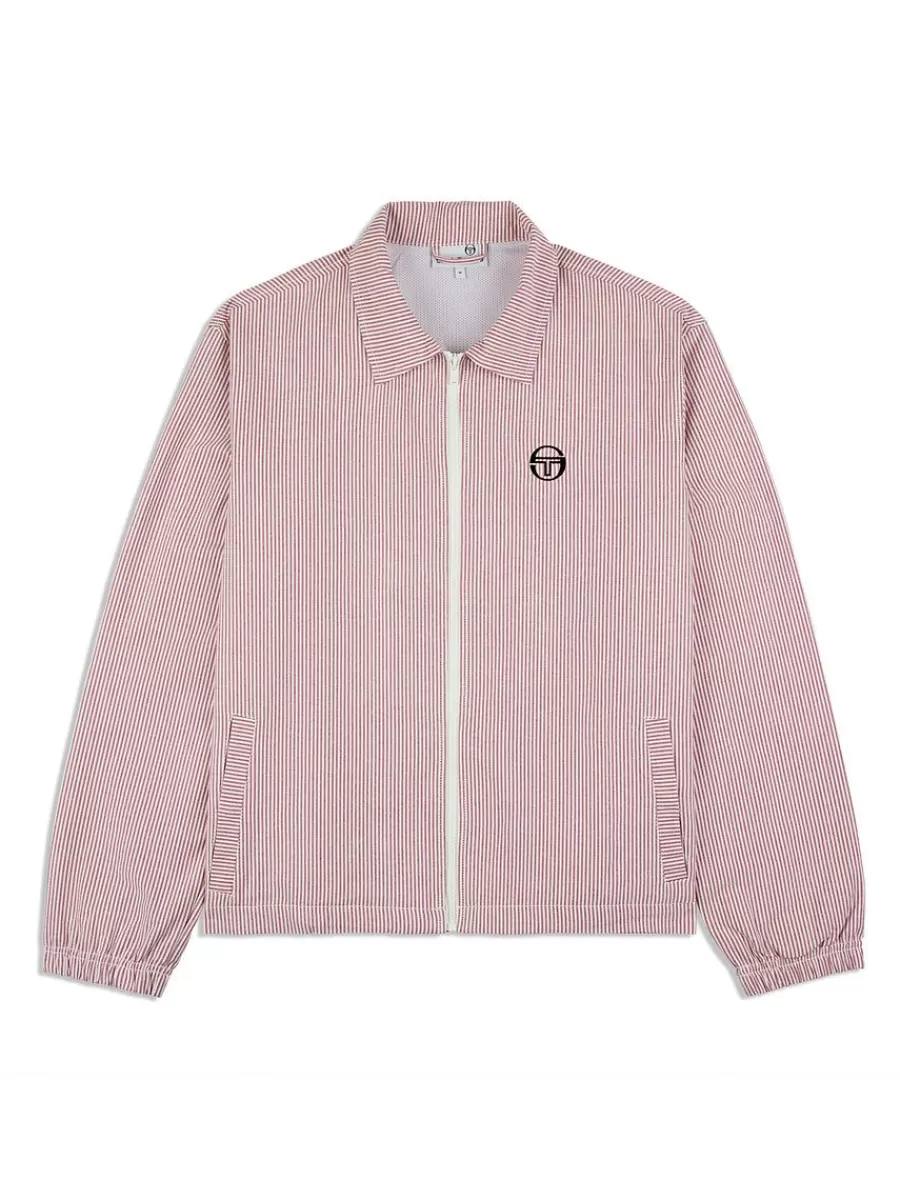 Jackets>Sergio Tacchini Benvolio Oxford Jacket- Wild Rose