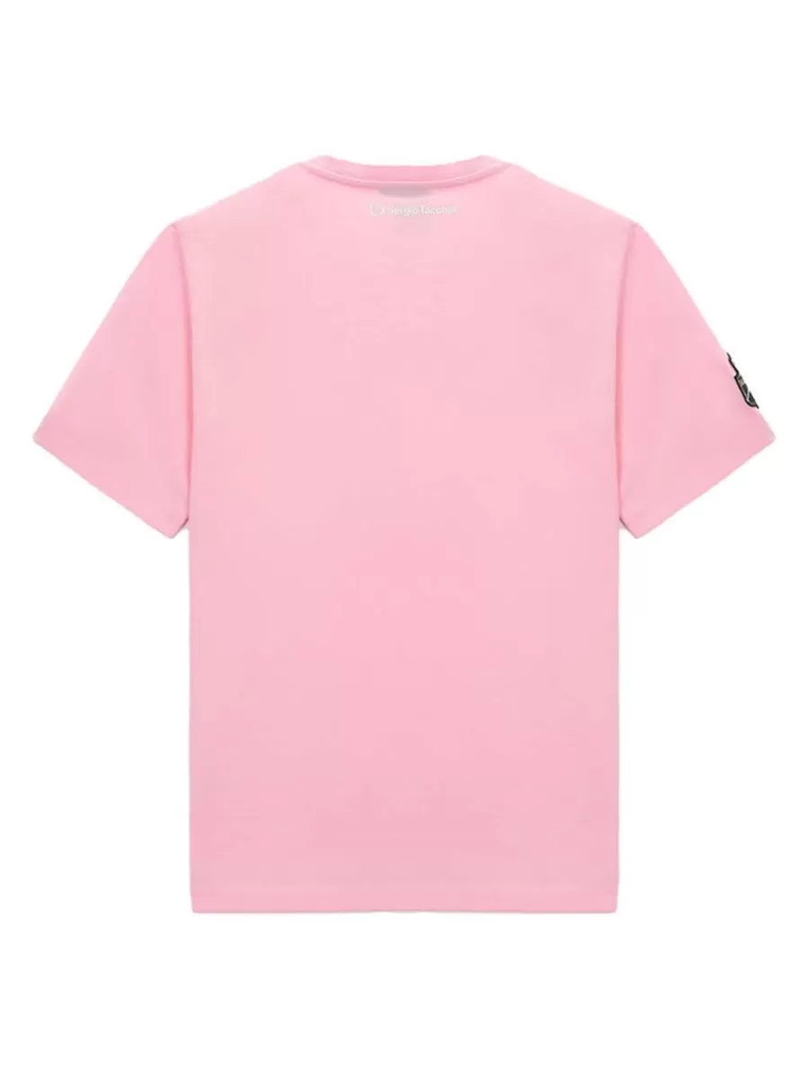 View All>Sergio Tacchini Bimane Mch T-Shirt- Light Pink