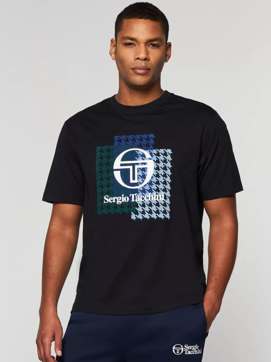 T-Shirts>Sergio Tacchini Cori T-Shirt- Black Beauty