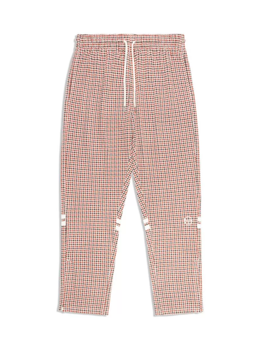 Pants And Sweatpants>Sergio Tacchini Dallas Houndstooth Track Pant- Poinciana