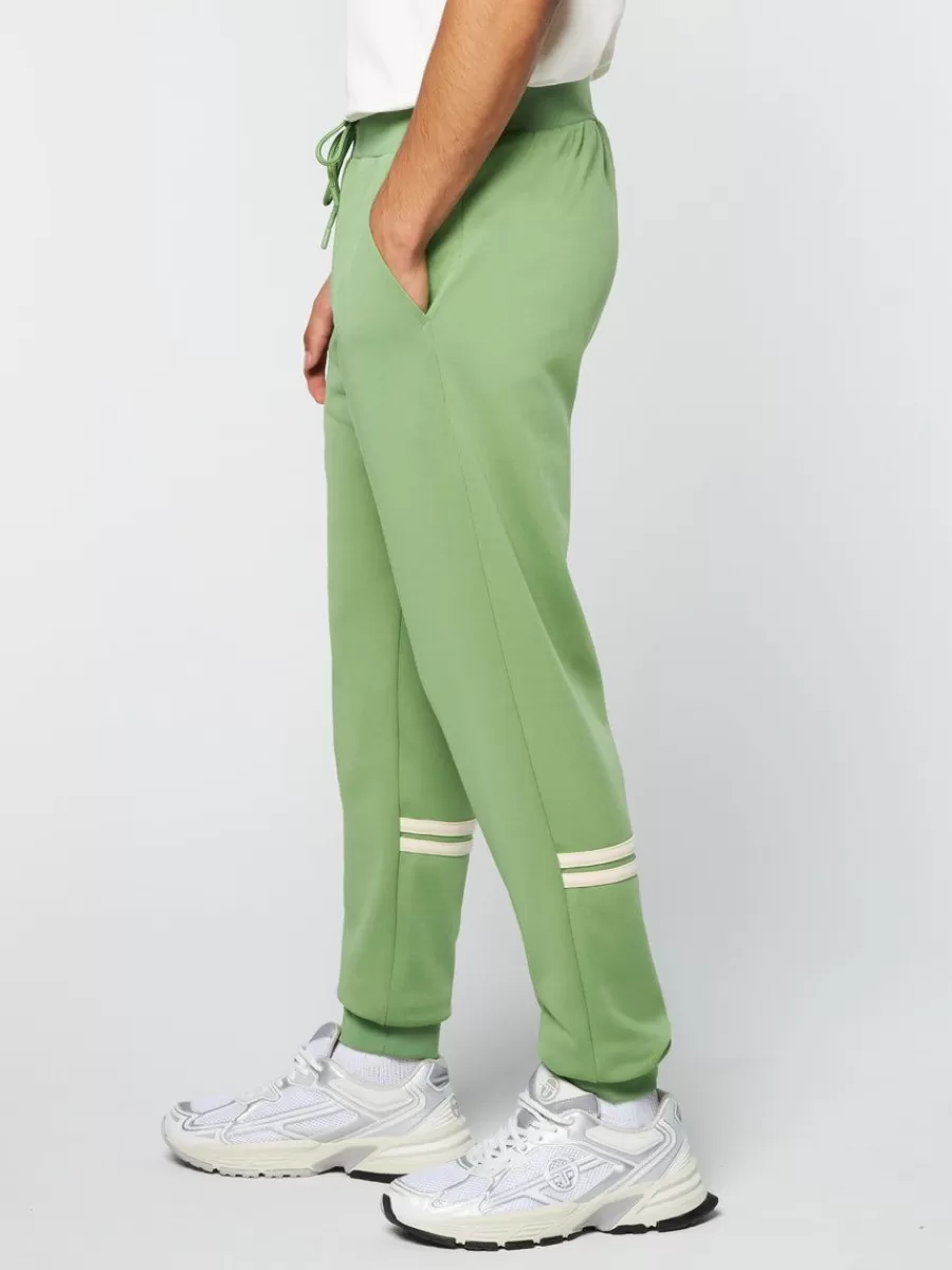 Pants And Sweatpants>Sergio Tacchini Dallas Track Pant Archivio- Jade Green/ Pearl Ivory