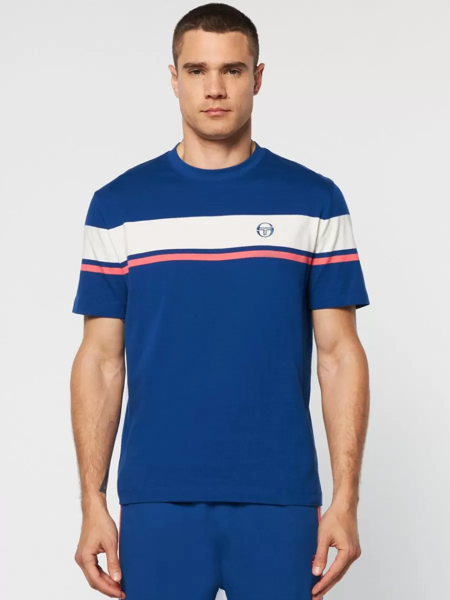 T-Shirts>Sergio Tacchini Damarindo T-Shirt Archivio- Limoges