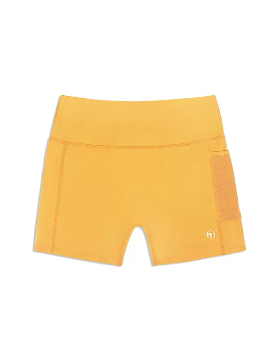 For The Court>Sergio Tacchini Elisa Tennis Short- Tangerine