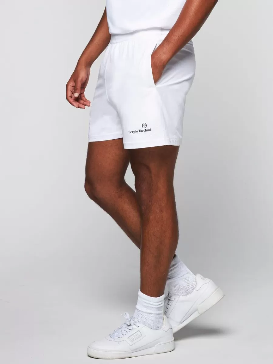 View All>Sergio Tacchini Foro Short- Brilliant White