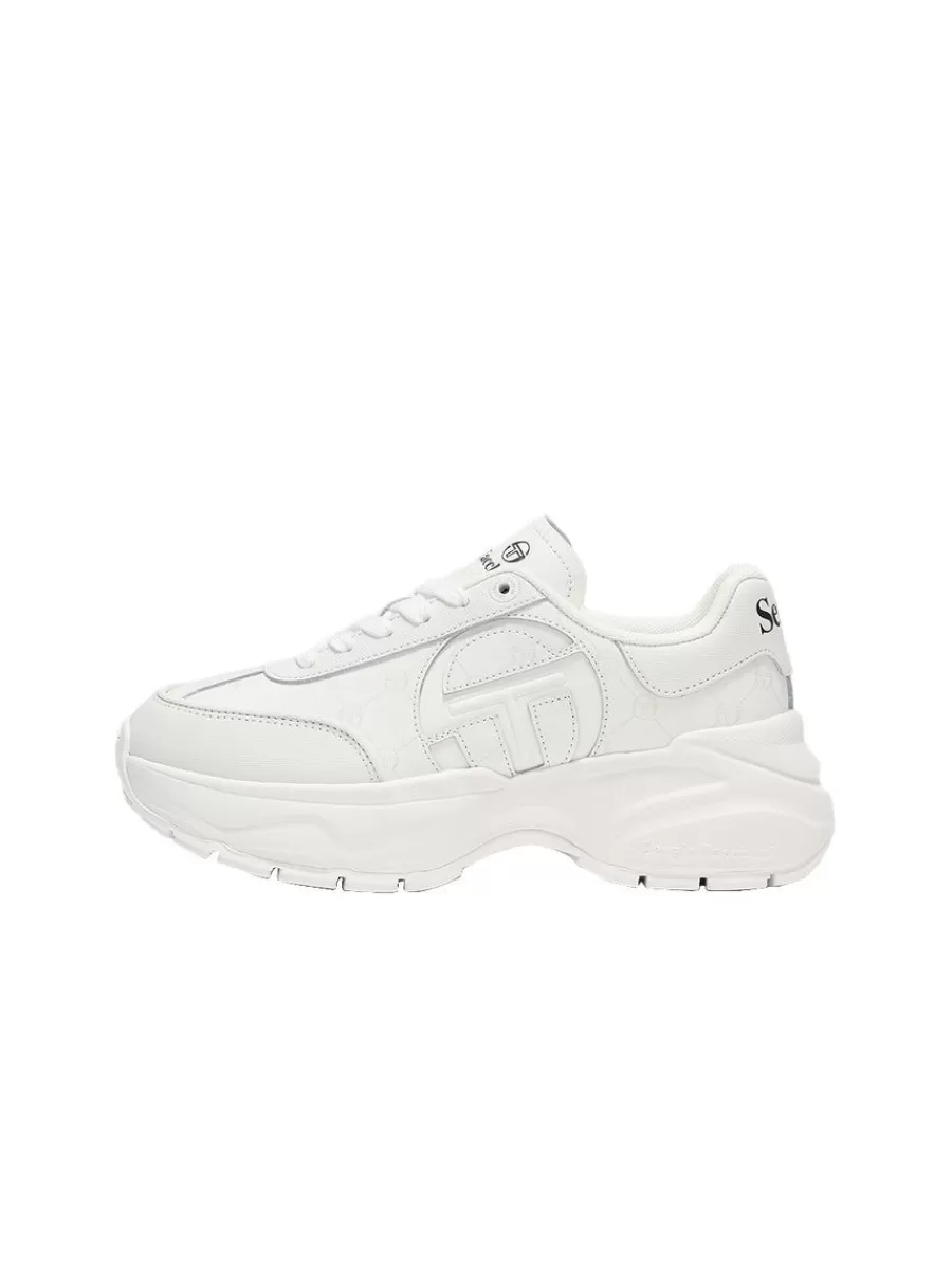 For The Court>Sergio Tacchini La Faccia Sneaker- Optical White