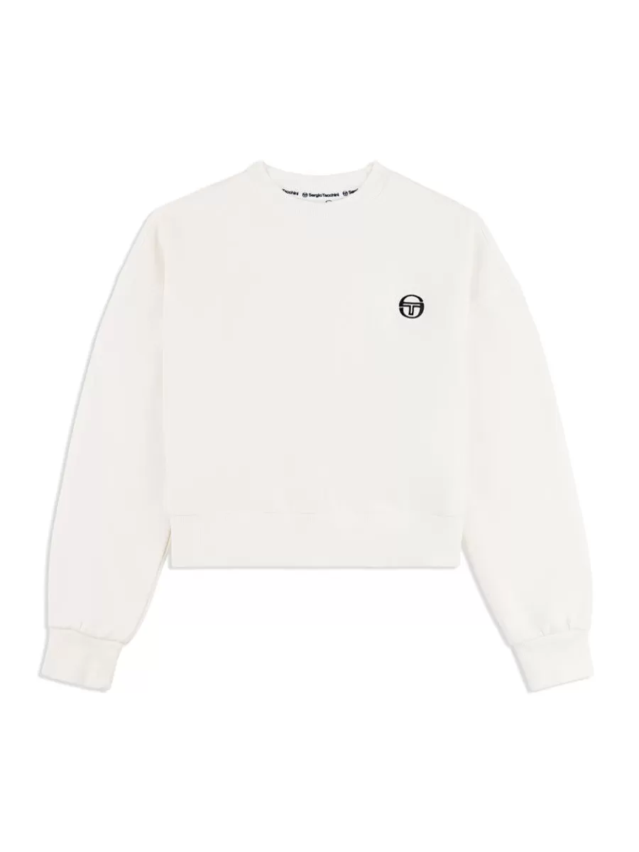 View All>Sergio Tacchini Monique Crewneck- Gardenia