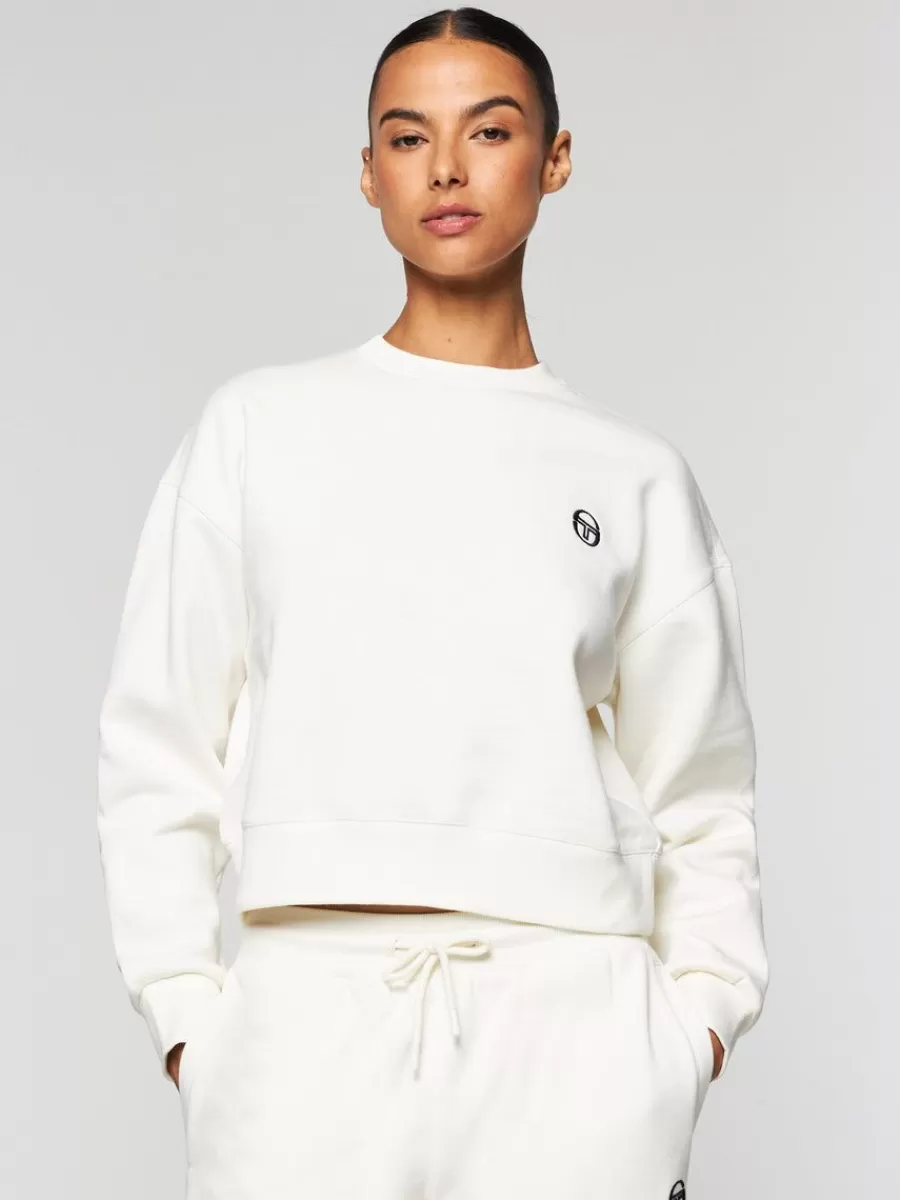 View All>Sergio Tacchini Monique Crewneck- Gardenia