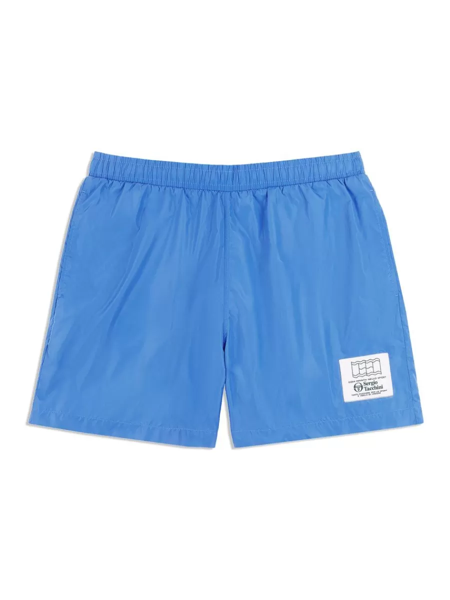 Nylon>Sergio Tacchini Onda Short- Palace Blue