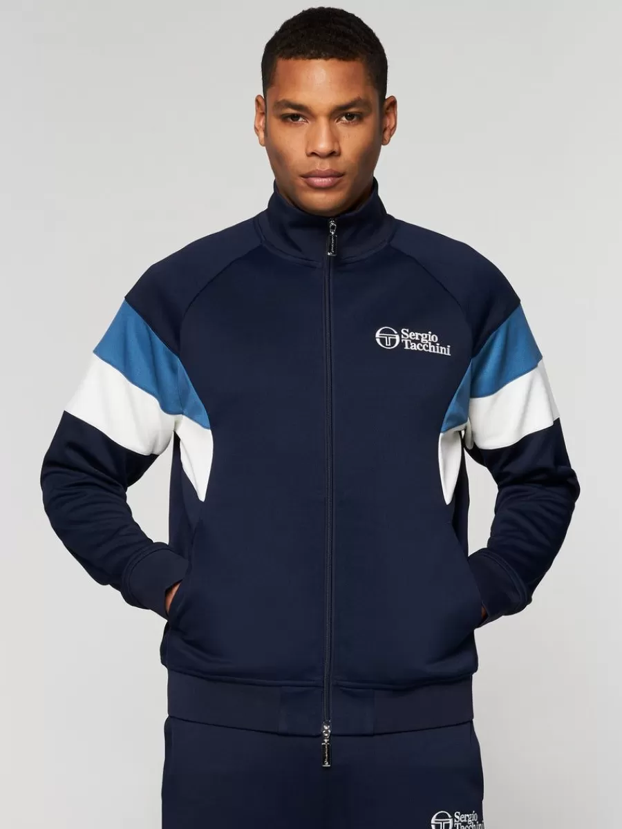 Jackets>Sergio Tacchini Pero Track Jacket- Maritime Blue