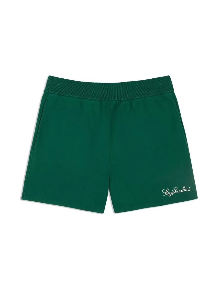 Knitwear>Sergio Tacchini Roselli Knit Short- Evergreen
