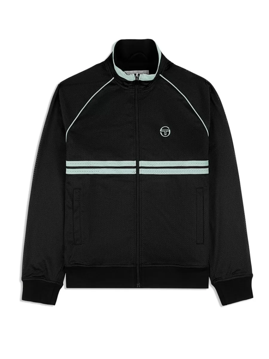 Jackets>Sergio Tacchini Spazio Dallas Track Jacket- Black Beauty