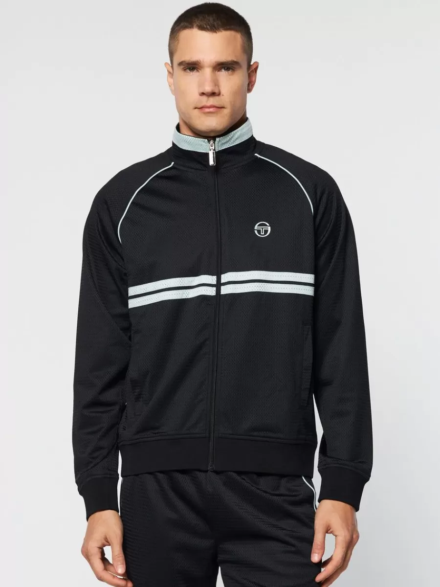 View All>Sergio Tacchini Spazio Dallas Track Jacket- Black Beauty