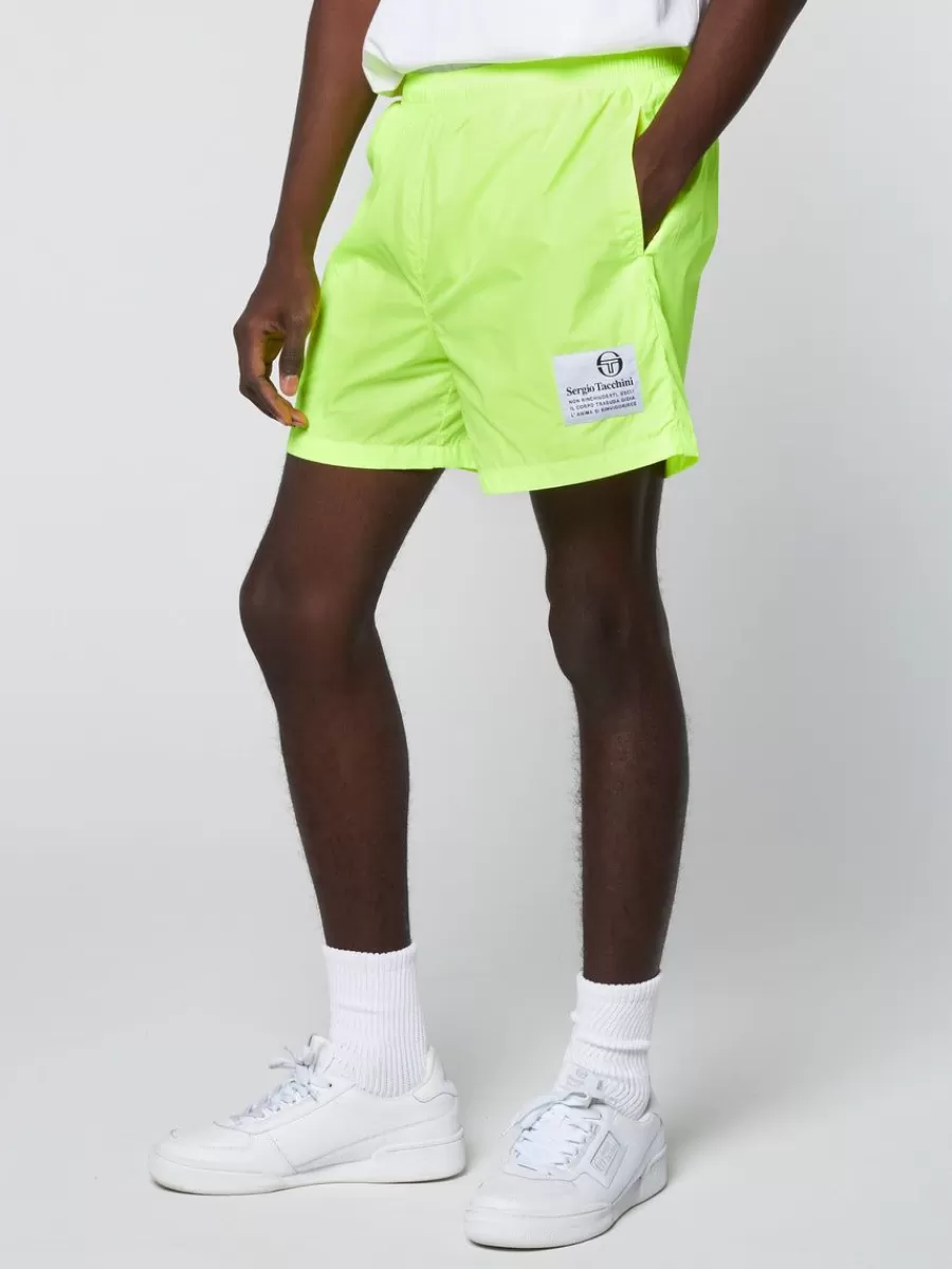 Nylon>Sergio Tacchini Varenna Short- Safety Yellow