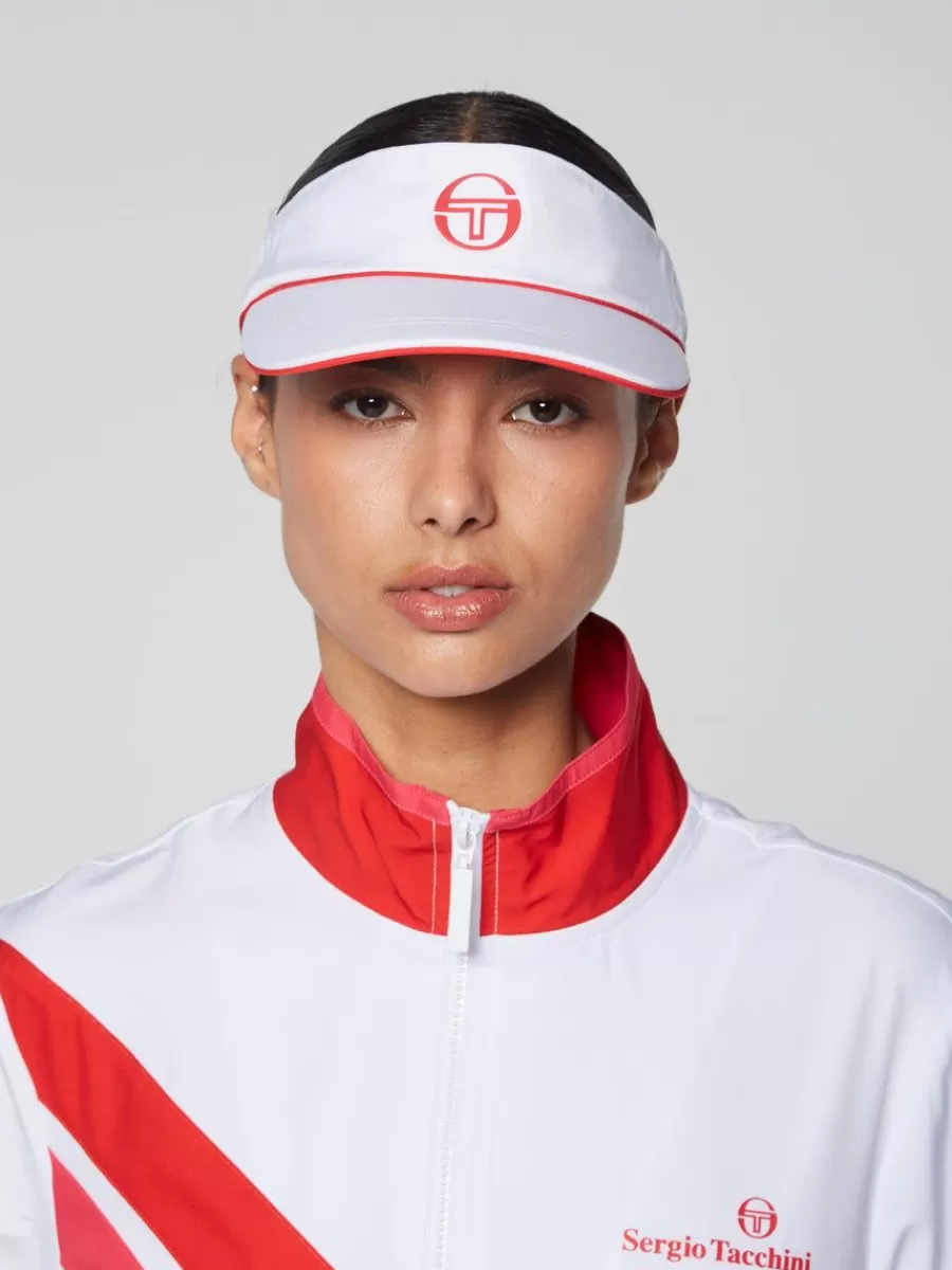 View All>Sergio Tacchini Vigentino Tennis Visor- Adrenaline Rush