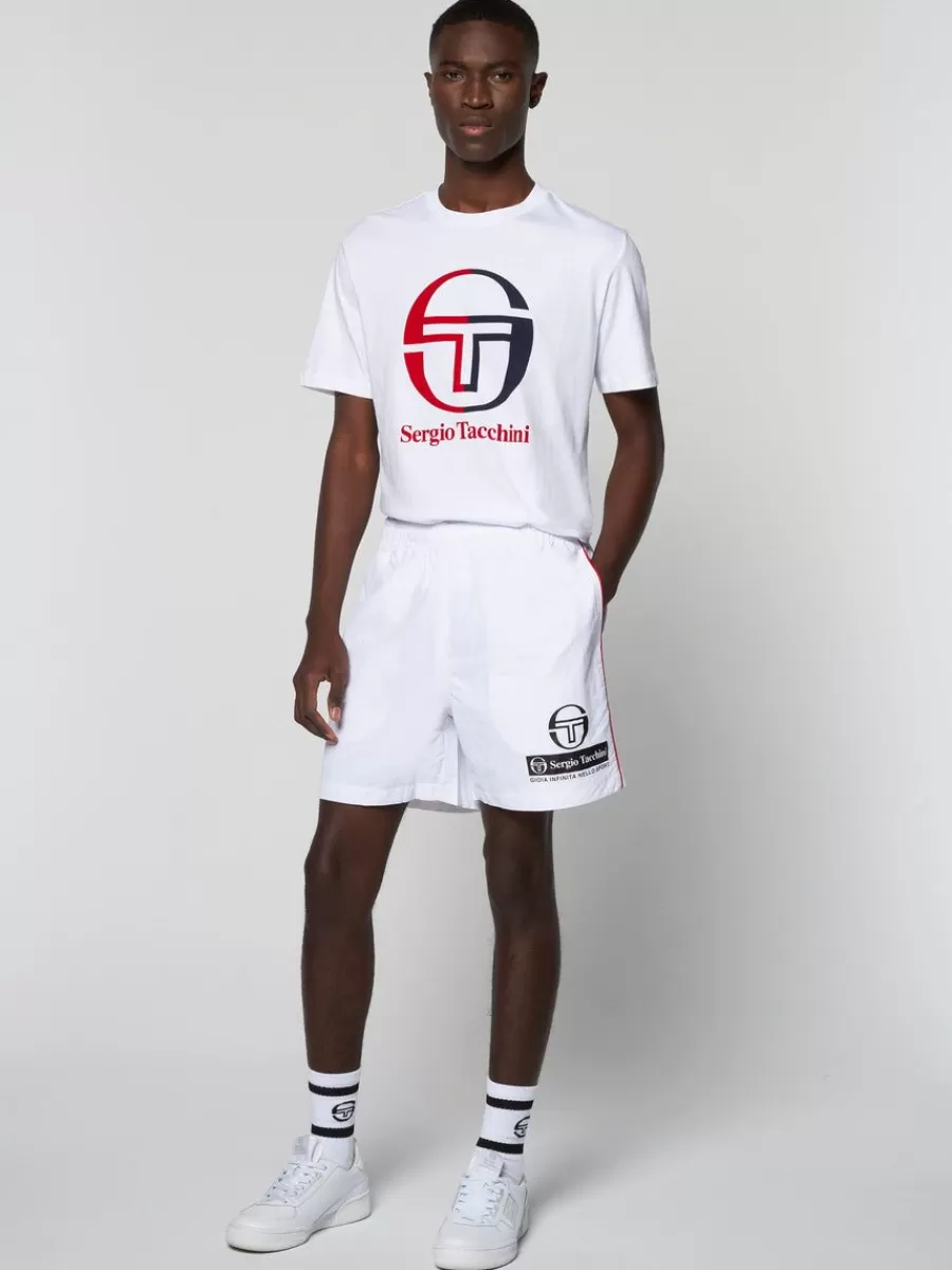 View All>Sergio Tacchini Viva Nylon Short- White