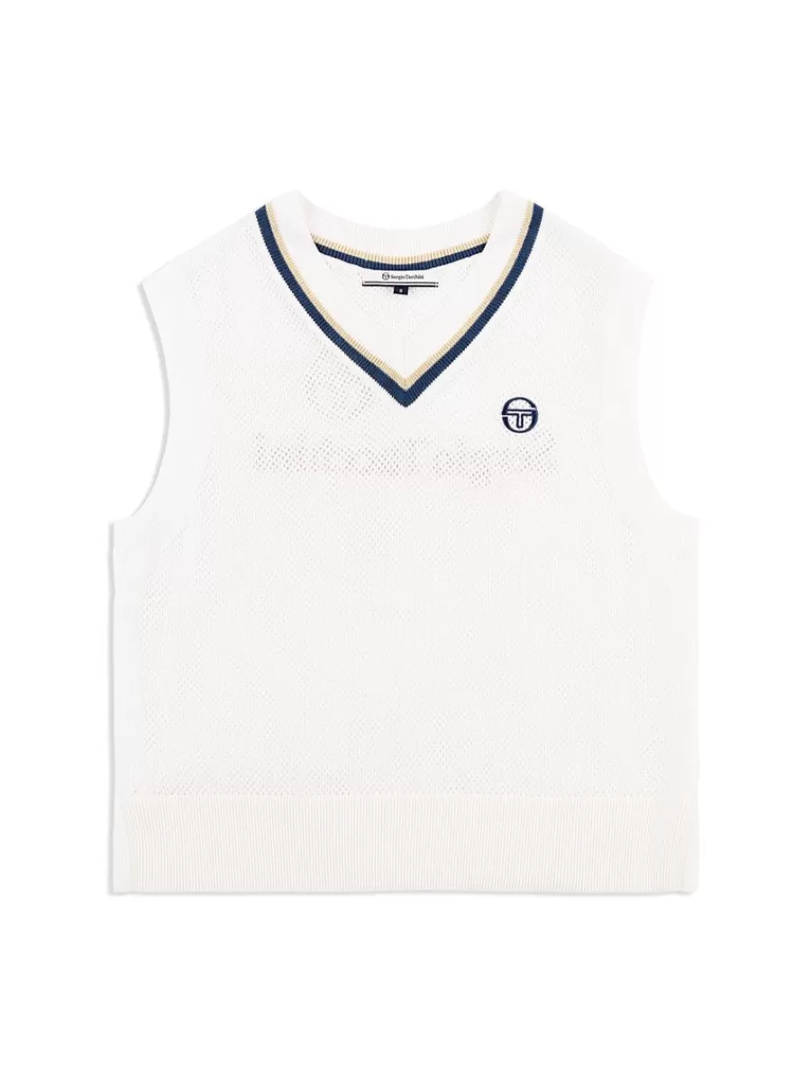 View All>Sergio Tacchini Women'S Damarindo Vest- Gardenia