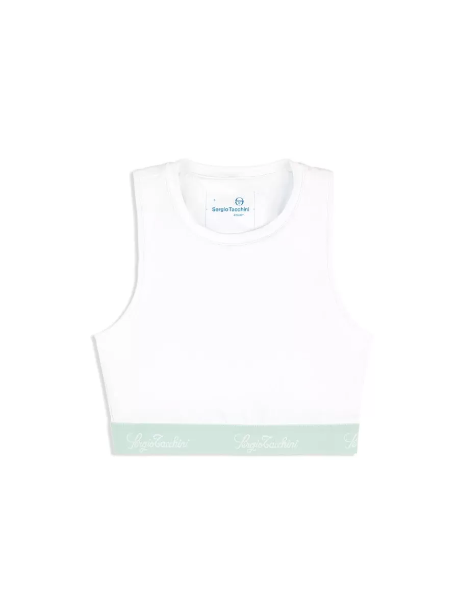 For The Court>Sergio Tacchini Zambrini Top- Brilliant White